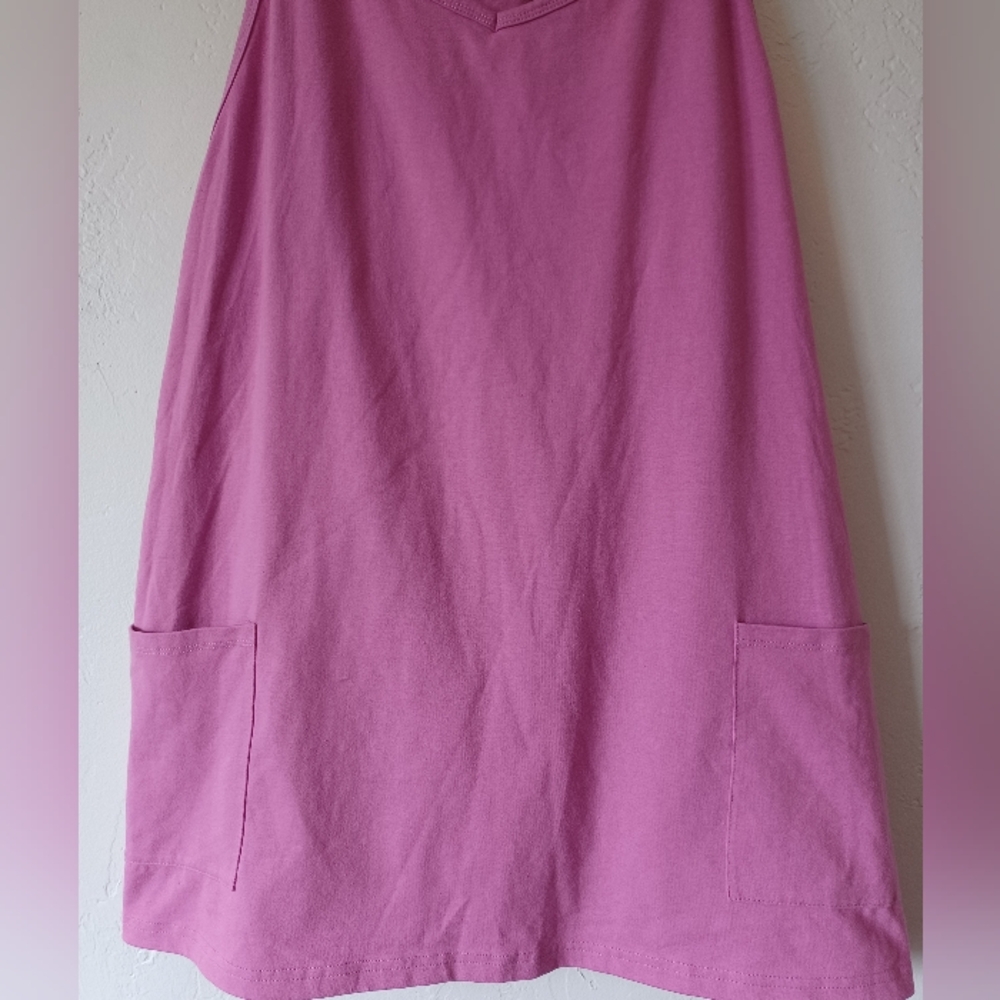 Source Unknown Pink Mini Dress with Pockets - Picture 3 of 8